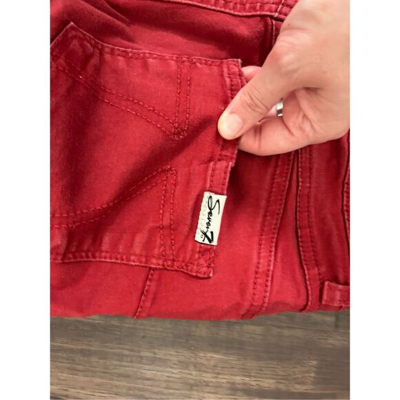7 For All Mankind High-Rise Ankle Skinny Jeans in Bril Red, Sz 4, MSRP $179 - Picture 10 of 12